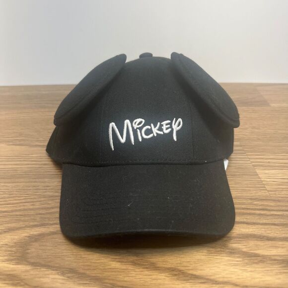 Disney Accessories - Disney Mickey Mouse Ears Baseball Cap Hat OS Snapback Adjustable Black